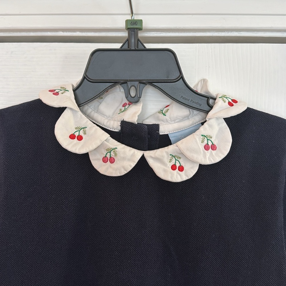 Bella Bliss Girls Embroidered Collar Dress - Picture 3 of 7